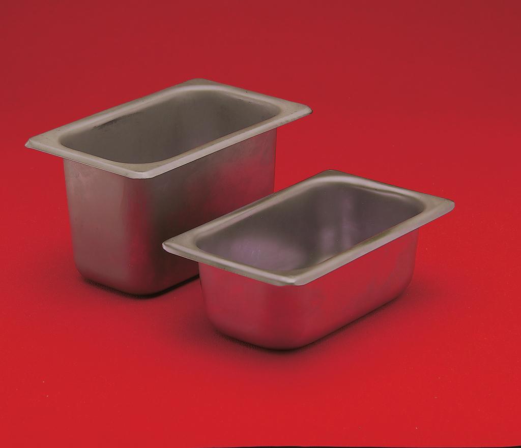 GREASE CUPS, DIVIDER ARS & CAP STRIPS C A A STAINLESS STEEL GREASE CUPS Sanitary stainless steel cups hold grill-top grease. Three sizes/styles to choose.