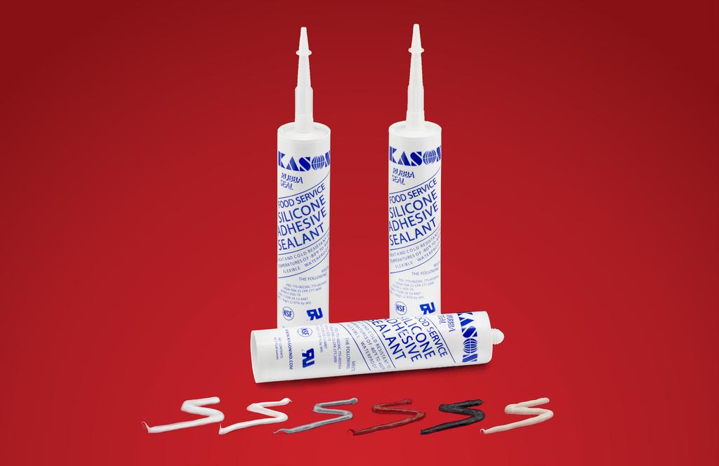 3700 SERIES RUASEAL SILICONE SEALANT HI-TEMP TO 500 FOR HI- AND LO-TEMP FOODSERVICE USES Premium grade, fully certified silicone adhesive sealant outperforms cheap hardware store brands Waterproof