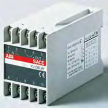 The use of the undervoltage release is recommended in order to prevent trips when the power supply network of the release may be subject to cuts or voltage drops of short duration.