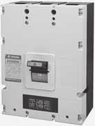 7Characteristics and Outline Dimensions Molded Case Circuit Breakers XS000NN Ratings and Specifications 000A Frame Type Number of poles Ratings Rated current, A Rated insulation voltageu i V Rated
