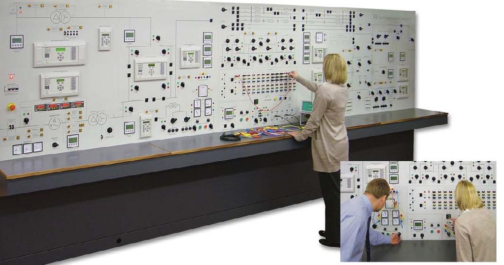 Electrical Power Systems PSS A self-contained unit that simulates all parts of electrical power systems and their protection, from generation to utilisation Key Features Simulates generation,