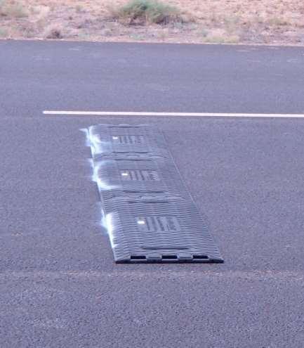 Testing Temporary Portable Rumble Strips Movement is a major point of failure or success. Types of Movement: Vertical Movement: Strip moves in the air in vacuum from large vehicles.