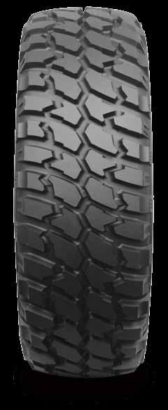 Tread Elements Excellent hydroplaning and resistance and self-cleaning performance Reinforced Casing
