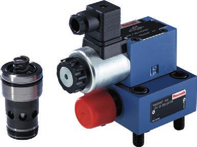 2-way cartridge valves On/off valves GoTo Europe 103 2-way cartridge valves, pressure function LC (installation kit) and LFA (control cover) Size 16 100 Component series 6X, 7X Maximum operating