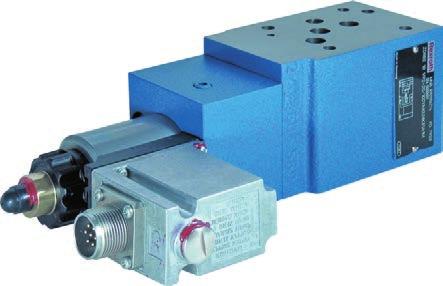 116 GoTo Europe Proportional servo valves Proportional pressure valves Proportional pressure reducing valves, pilot-operated ZDRE and ZDREE Size 10 Component series 2X Maximum operating pressure 315