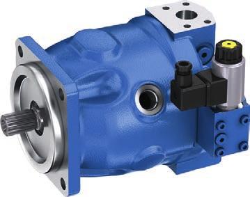 14 GoTo Europe Pumps Axial piston pumps Axial piston variable displacement pump A10VZO, A10VZG For the variable-speed operation with synchronous and asynchronous motors Size 10 45 Nominal pressure