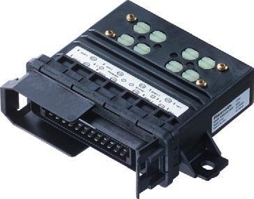 Mobile electronics Electronics GoTo Europe 149 Analog amplifier RA2-1 For the control of simple functions of electro-hydraulic components Two power outputs (PWM) and one switching output Separately