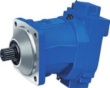 Axial piston pumps Pumps GoTo Europe 21 Axial piston variable displacement pump A7VO series 63 Size 28 160 Nominal pressure 350 bar Peak pressure 400 bar Open circuit Axial tapered piston bent axis