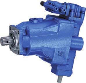 22 GoTo Europe Pumps Axial piston pumps Axial piston variable displacement pump A18VO series 11 Sizes 55 107 Nominal pressure 350 bar Peak pressure 400 bar Open circuit Application in commercial