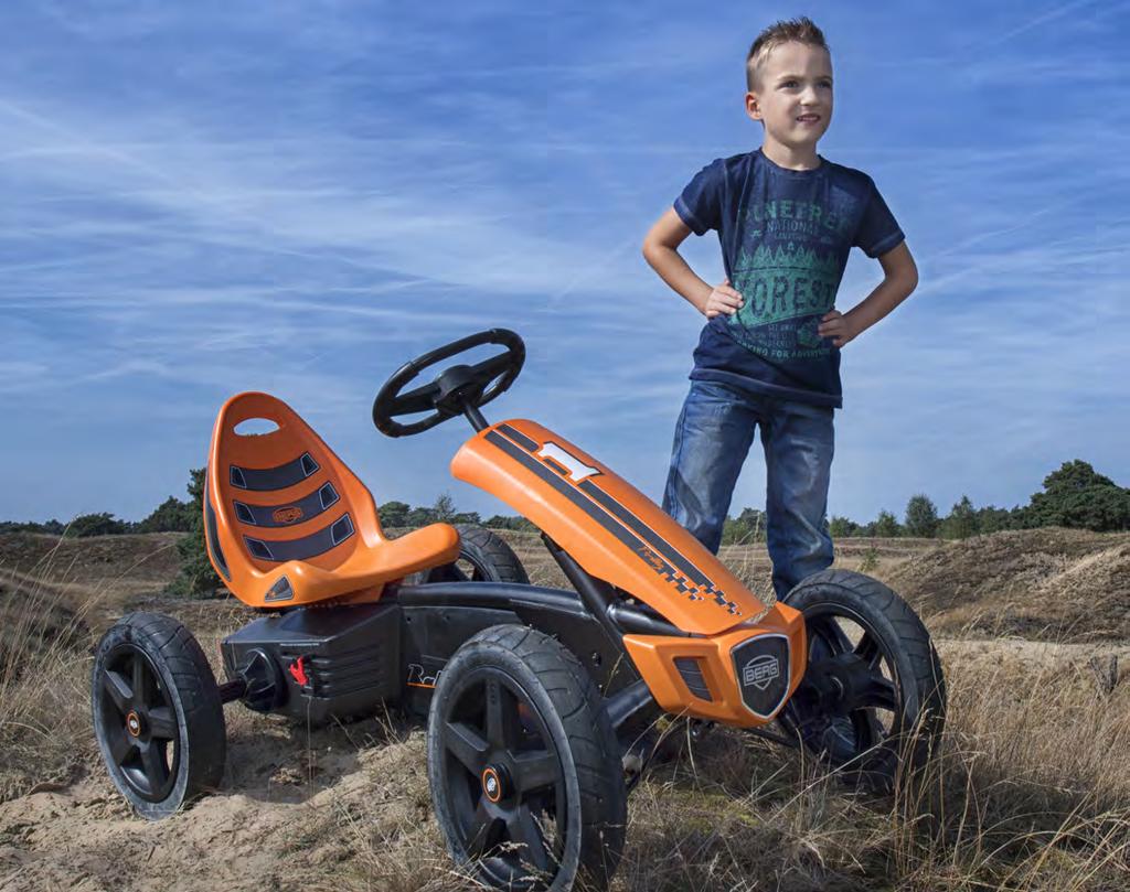 24.40.00 24.40.00 BERG RALLY ORANGE Go Perfect as fast Pedal as a Power racedtriver The BERG Rally Orange is a nice, compact go-kart that you can play outdoors in anywhere.