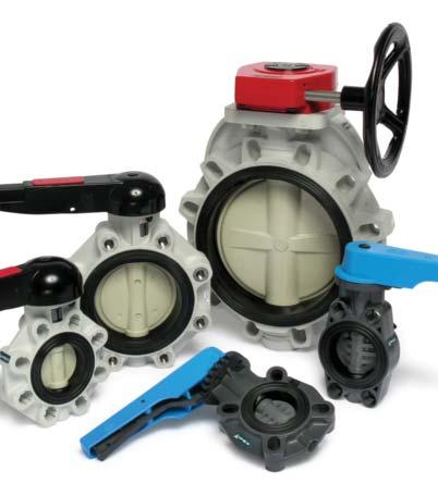 BUTTERFLY VALVES These highly versatile valves can be used for simple on/off service but also for processes requiring precise throttling.