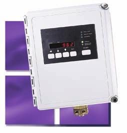 Stager Controls combine an AquaMatic stager with an Autotrol 962 Series electronic control, mounted and prewired in a NEMA-rated enclosure.
