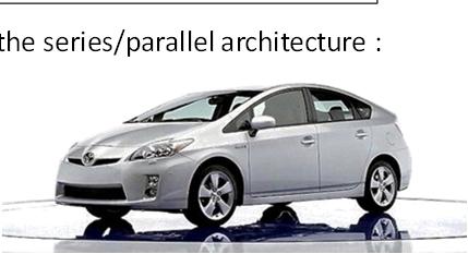 Example: 2010 Prius HEV with a drive train based on the