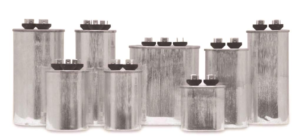 TOTALINE CAPACITORS Genaral Information This capacitor series is designed specifically for the motor run applications where the capacitors are used in conjunction with permanent split capacitor type