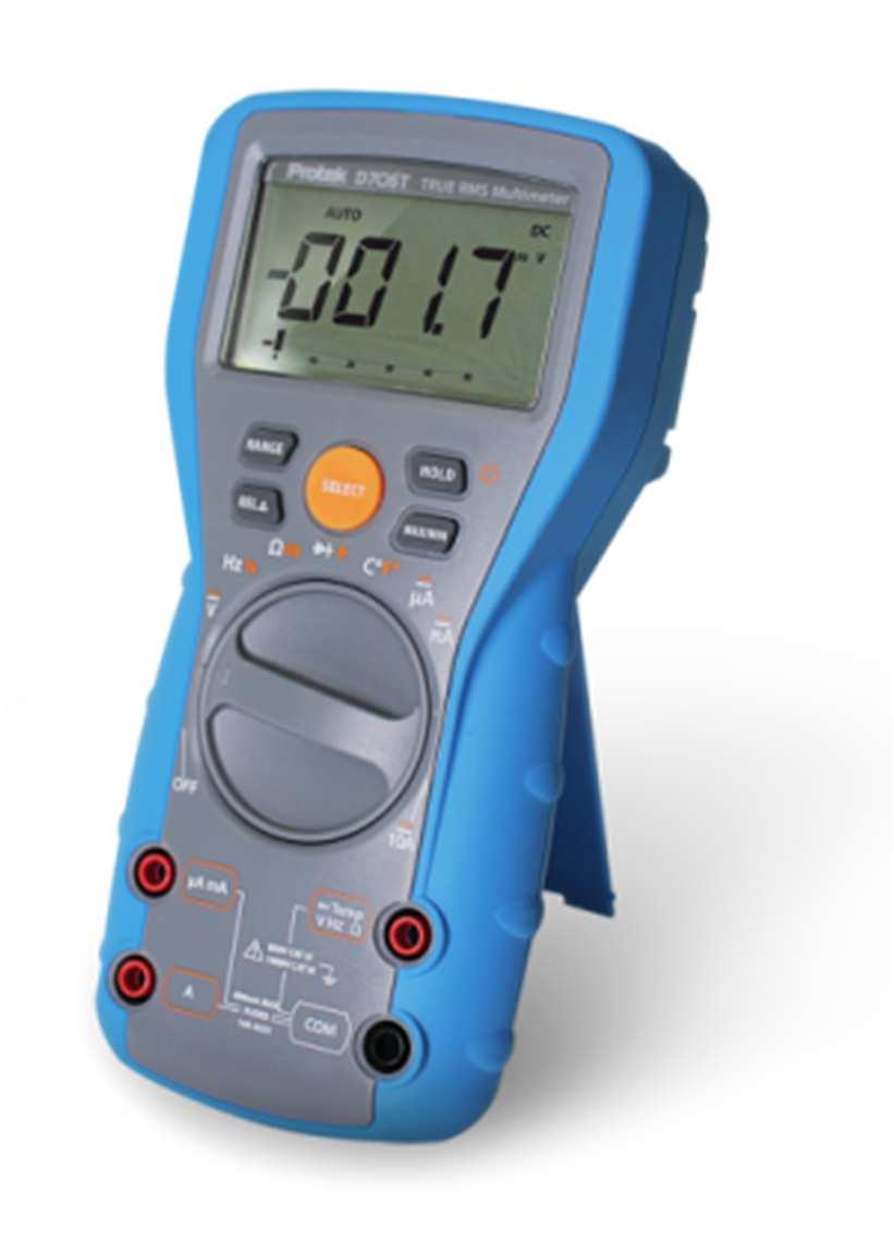 CATIV Multimeter TRMS 1000V AC/DC 10A AC/DC Capacitance, Frequency/ Duty Cycle Temperature, Resistance / Continuity / Diode