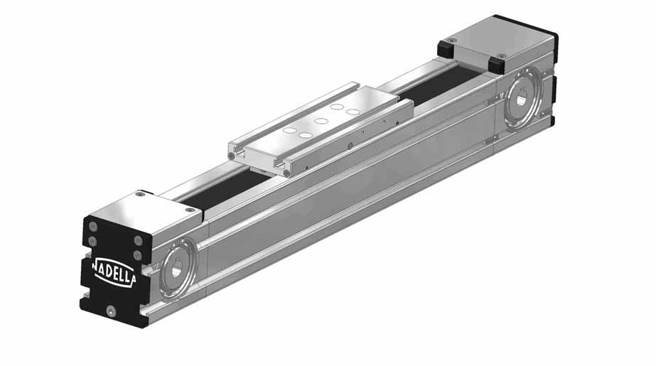 Basic Line Module AXN 65-Z Actuator with gear belt and roller guide Stroke