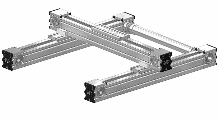 Fastening and joining elements Direct connection Modular construction system Complete connection sets including all necessary fastening elements allow to mount single actuators on customers`