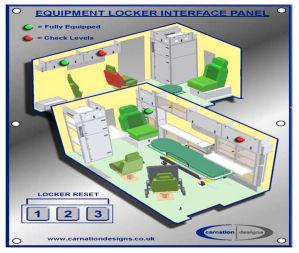LAS 515 Type AMBULANCE Locker Components (RH Front Bulkhead) Make