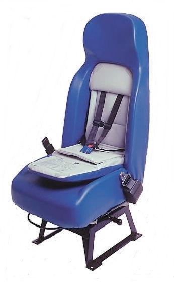 LAS 515 Type AMBULANCE Seating Components (Attendant Seating) Attendant Seat Complete 9980075 (base mounting