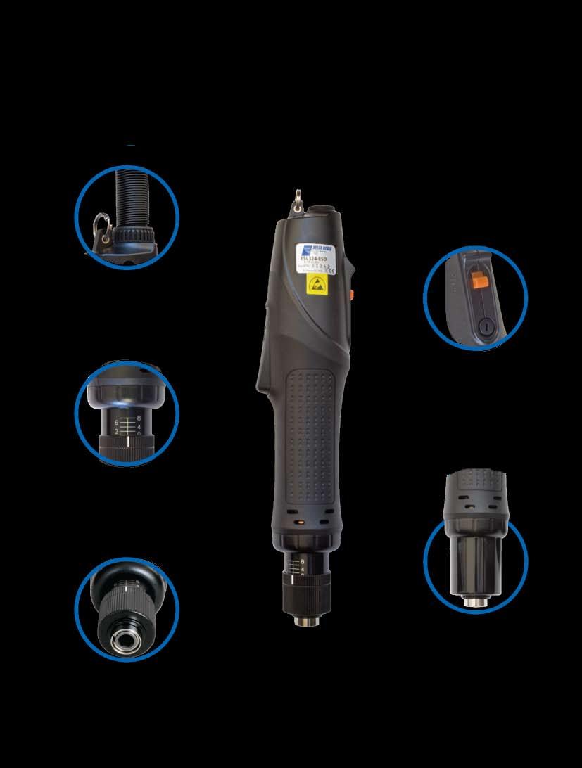 DELTA REGIS Tools Inc. SCREWDRIVER FEATURES Our drivers are designed with operator ergonomics in mind. Most models feature a cushioned grip for operator comfort.