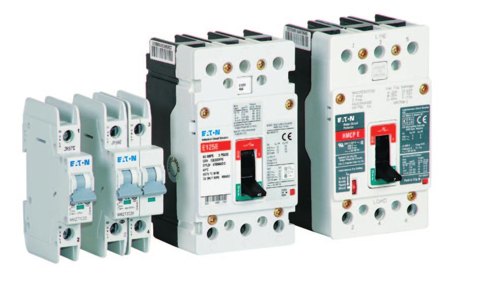 UL 489 circuit breakers The complete family of molded-case and miniature circuit breakers: DIN rail, individual and front panel mounted UL 489 Listed performance for branch circuit overcurrent