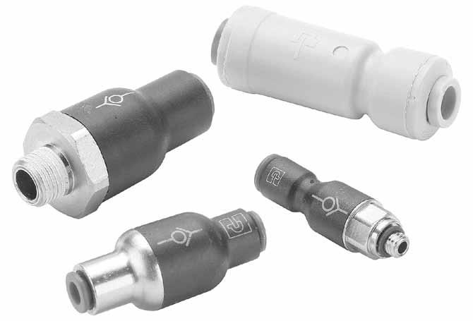 Features Integrated Fittings heck Materials of onstruction 32PK: Nylon/nickel plated brass 68PK: Nylon body ody: with nickel-plated brass base V: cetal Gripping Stainless Steel Ring: Nitrile (32PK &