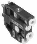 oth pneumatic and electrical switch bodies are available to match system technology. ll of these devices use the 22 mm (7/8") mounting standard.