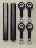 8 bolts, flatwashers and lock washers b. (2) watts bars c. (2) 3/4 x 16 R rod ends d.