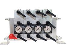 ./6 Charging & Control Blocks Section Control Block 0189-XX (With Manometer Shut-off Valve) Section Control Block Accessories 0.
