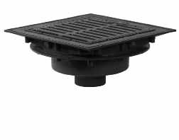 FD-490-F-4 Parking Area Drains Cast Iron Parking Area Structure Drain with Heavy Duty Grate and Bucket Catalog Number Wt., Lbs.