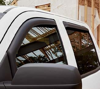11. FRONT OR REAR MOLDED SPLASH GUARDS In Black for Silverado 1500, Front P/N: 22902391. Rear P/N: 23387354.