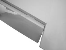 4)Deflect the aileron and completely saturate each hinge with thin C/A glue. The ailerons front surface should lightly contact the wing during this procedure.
