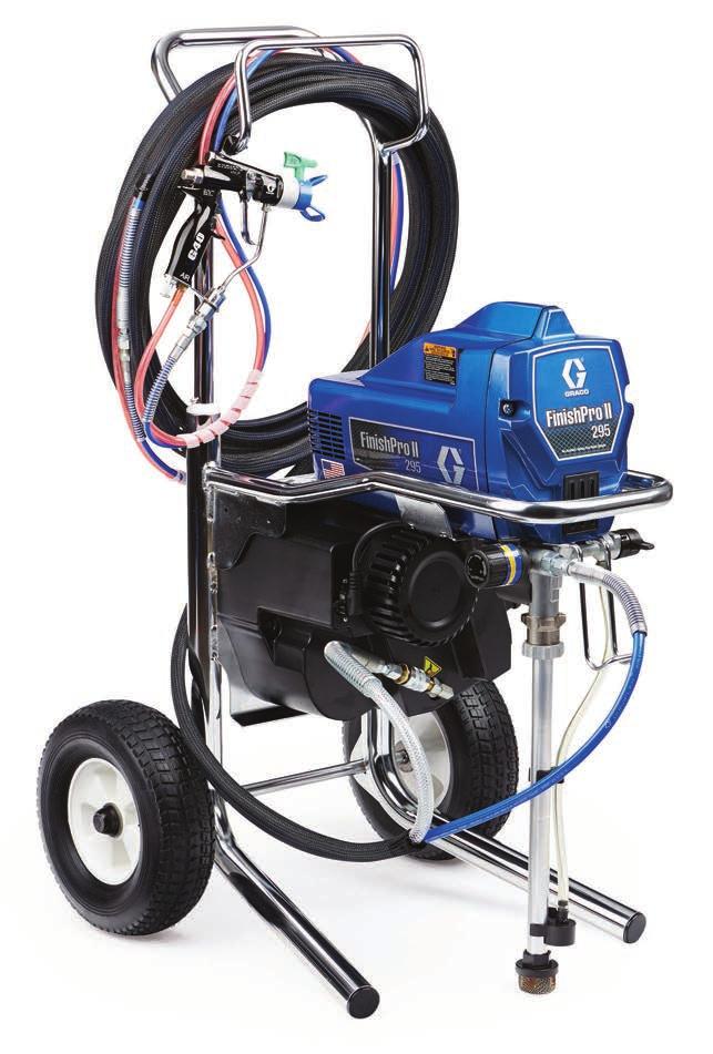 Air-Assisted FinishPro II 295 An entry-level air-assisted model ideal for occasional finishers, small cabinet shops and enthusiast woodworkers, the FinishPro II 295 PC delivers a high quality finish