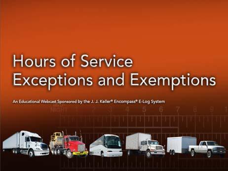 Give Me a Break! Am I Exempt From Hours of Service or ELDs?