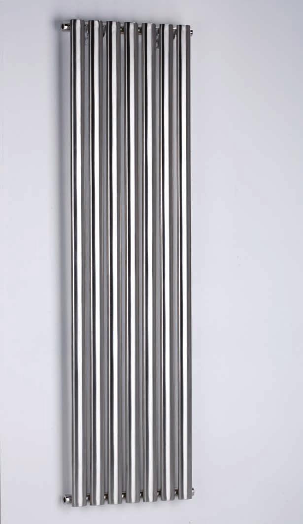 180 Arc single 11 BR 10 YEARS A brushed stainless steel radiator with oval tubes and polished ends. The best selling Arc looks at home in any traditional or contemporary interior.