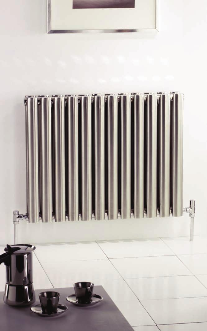 181 Arc double 11 BR 10 YEARS The subtle finish of brushed stainless steel, coupled with rounded edges and straight lines, combine to make the Arc a very desirable radiator.