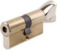 AXI HOME Europrofile double cylinders A2P (1) A2P (1) compatible cylinder. Keys in 4 colours (black, red, green and blue). Shield standard on the outer side. Minimum dimension: 30 x 30 mm.