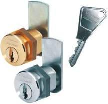 Nickel plated Brass finish 5166 M 5166 P Switch locks cylinder For electrically operated door opening systems.