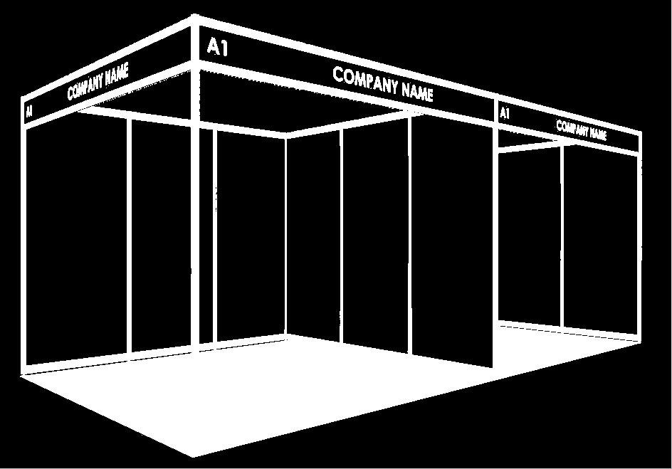 Your Octanorm Exhibition Stand Information Note: This diagram is for illustrative purposes only.