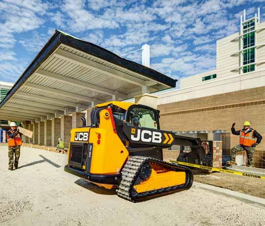 SKID STEER, PROVIDING UNBEATABLE PRODUCTIVITY. 1 Load and unload up to 8ft from one side, increasing turnaround time.
