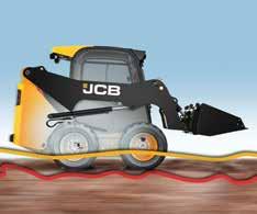 4 JCB Smoothride System ensures greater load retention and operator comfort for faster loading cycles and travel
