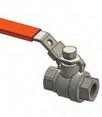611 INDUSTRIAL VALVES / BRASS BALL VALVES / BRASS BALL VALVES / HEAVY SERIES FOR HIGH TEMPERATURE -30 C +180 C Bar From 3/8 to