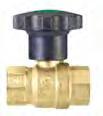 INDUSTRIAL VALVES / BRASS BALL VALVES / BRASS BALL VALVES / FOR POTABLE WATER 598 9203 Full bore universal ball valve for potable water according to