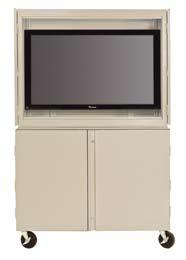 Plasma/LCD TV Stand Protect Plasma and LCD flat panel television investment with this fully enclosed and lockable cabinet.