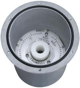 OVERALL HEIGHT 11-1/8" with lid POSITION INDICATOR can be