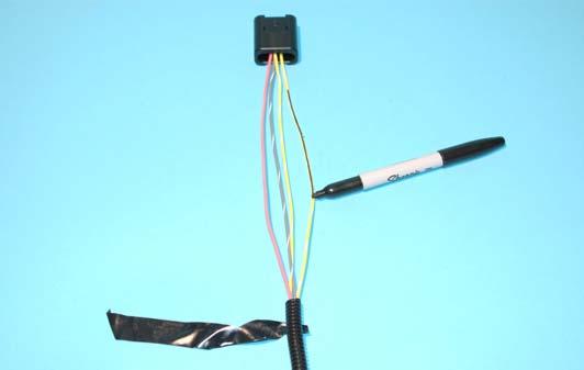 Extend the wires using the color-coded wires and crimp/shrink connectors supplied.