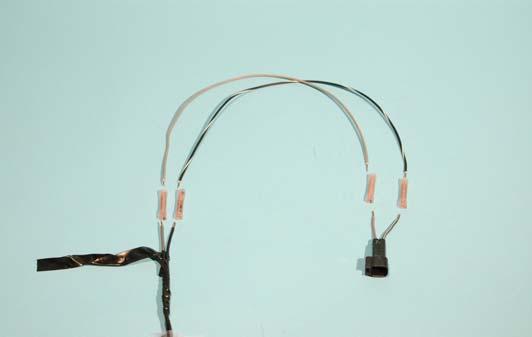 Extend the wires using the color-coded wires and