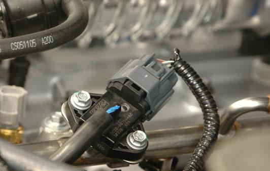 145. Install all eight fuel injector connectors onto the