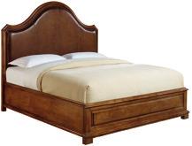 BED 6/6 KING Consists of: - 153 PANEL HEADBOARD 6/6 Light brown leather 82 5/8W 2 1/8D 70H (210 x 5 x 178 cm) - 253 PANEL FOOTBOARD 6/6 82 3/8W 2 9/16D 19 1/2H (209 x 7 x 50 cm) - 353 PAIR PANEL BED