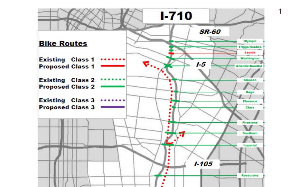 Gaps & Feasible Crossings Section 1: Ocean to I-405 3 Gaps identified 2 Gaps have feasible crossing locations Section 2: Along I-405 1 Gap identified 1